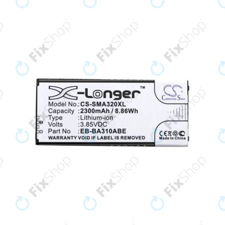 Μπαταρία για Samsung A3 A310F (2016), EB-BA310ABE, 2300mAh, HQ