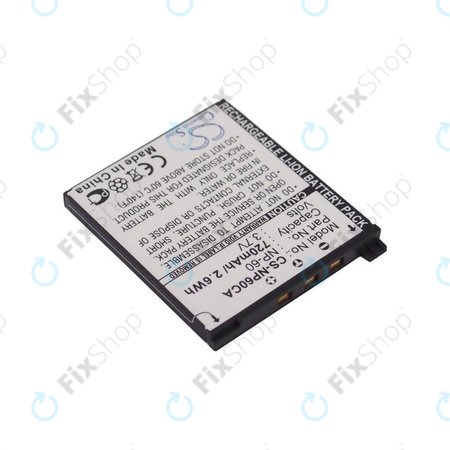 Μπαταρία για Casio Exilim Zoom EX-Z19, EX-Z85, EX-Z9, 720mAh, Li-Ion, 3.7V, NP-60, HQ