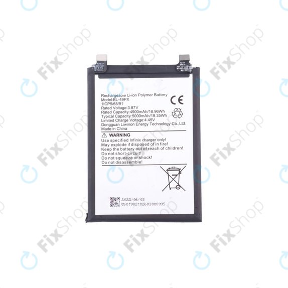 Μπαταρία για Infinix Hot 30 5G X6832, 5000mAh, Service Pack
