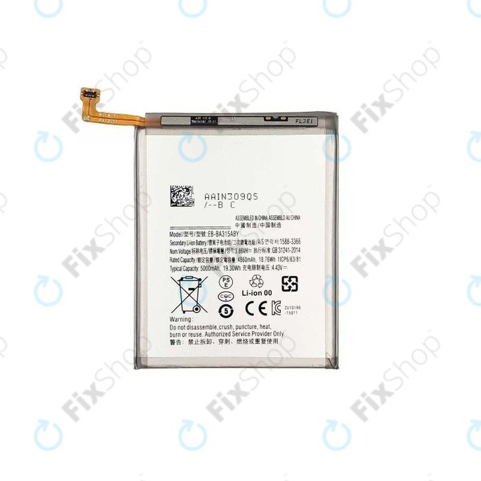 Μπαταρία για Samsung A22 A225F, A31 A315F, A32 4G A325F, EB-BA315ABY, 5000mAh