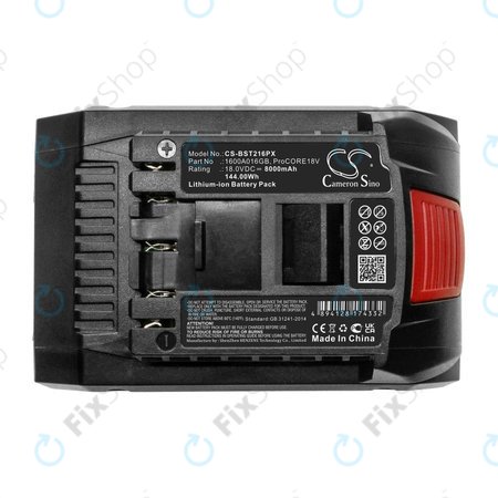 Μπαταρία για Bosch Gbh, Gcv, Gks, Gts 18V, 8000mAh, Li-Ion, 18V, ProCORE18V, HQ