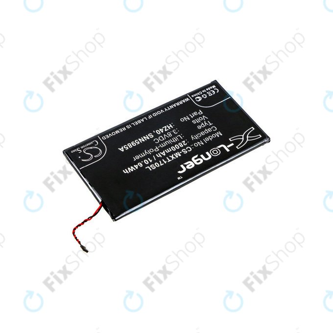 Μπαταρία για Motorola Moto Z2 Play XT1710-09, 2800mAh, Li-Pol, 3.8 V, HZ40, HQ