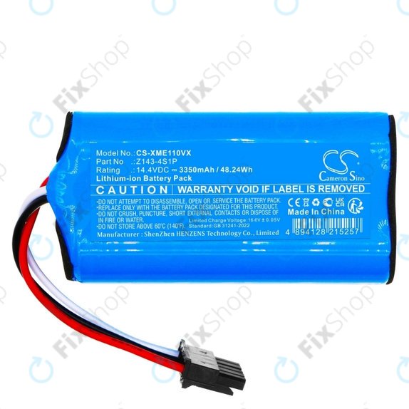 Battery για Xiaomi Robot Vacuum E5 | E10 | E10C | Z143-4S1P | 14.4V | Li-Ion | 3350mAh | HQ