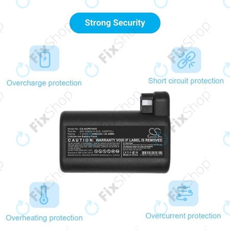 Μπαταρία για AEG RX-series, Electrolux E, P-series, S91-0400410-SU2, OSBP72LI, OSBP72LI25, 7.2V, 3400mAh, HQ