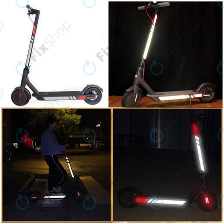 Ανακλαστικά Αυτοκόλλητα (B) για Xiaomi Mi Electric Scooter 1S | 2 M365 | Essential | Pro | Pro 2