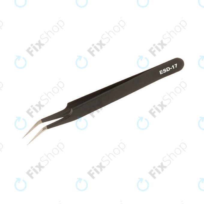 Αντιστατική Μεταλλική Λαβίδα με Κυρτή Μύτη (115mm) για Vetus ESD-17