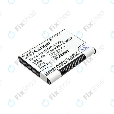 Μπαταρία για Fujitsu Siemens Loox N560, N520, N500, 420, 410, 1250mAh, Li-Ion, 3.7V, PL400MB, HQ
