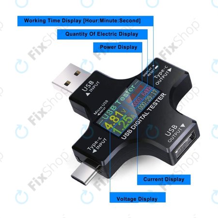 USB Ψηφιακός Ελεγκτής 2in1 (με USB-C & USB 3.0) για Eversame