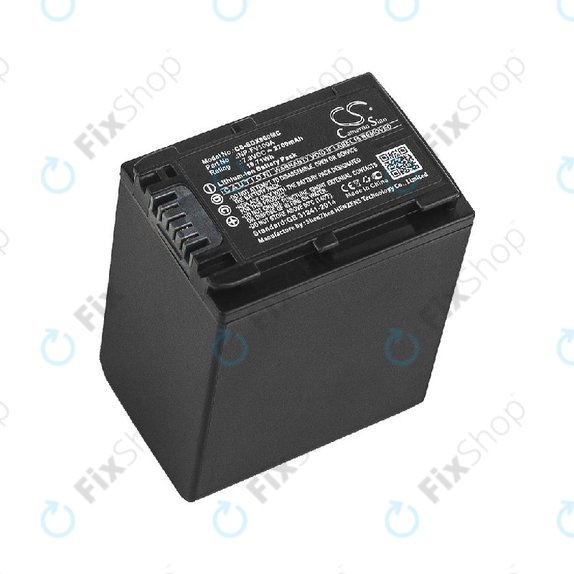 Μπαταρία για Sony FDR-AX, HDR-CX, HDR-CX HDR-PJ, NEX-VG30, 2700mAh, Li-Ion, 7.3V, NP-FV100A, HQ
