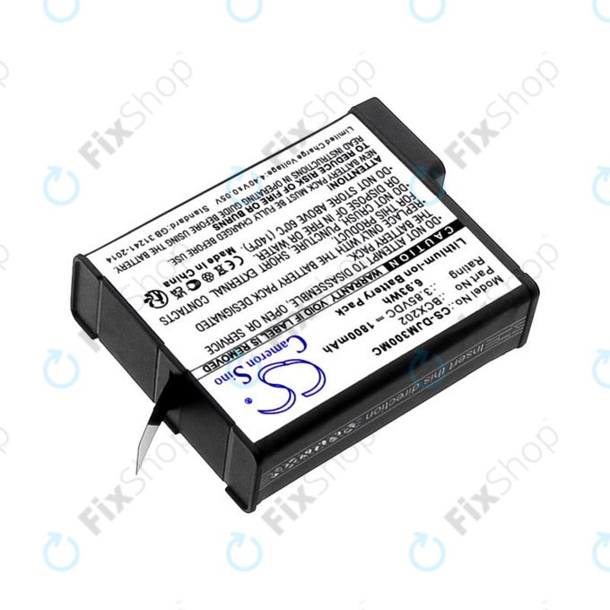 Μπαταρία για DJI Osmo Action 3, Action 4, 1800mAh, Li-Ion, 3.85V, BCX202, HQ