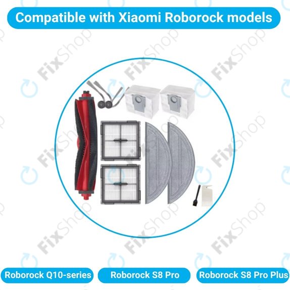 Ολοκληρωμένο Σετ για Xiaomi Roborock Q10-series | S8 Pro | S8 Pro Plus