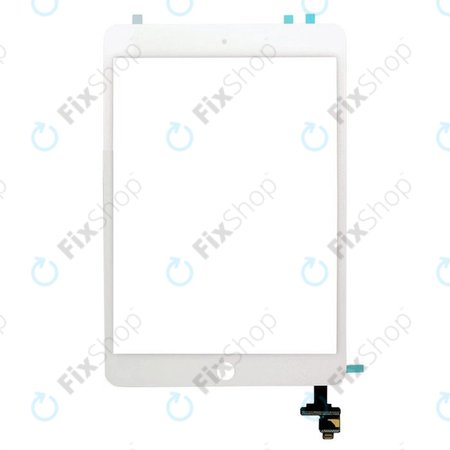 Οθόνη αφής με υποδοχή IC για iPad Mini, Mini 2, Λευκό, White