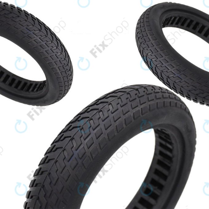 Ανθεκτικό Συμπαγές Ελαστικό χωρίς Σωλήνα για Xiaomi Mi Electric Scooter 1S | 2 M365 | Essential | Pro | Pro 2 | Μαύρο | Black