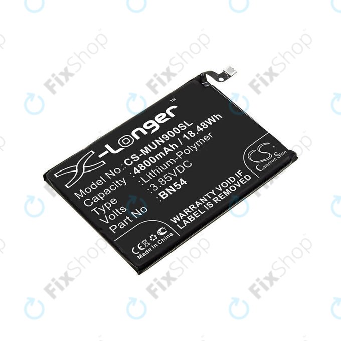 Μπαταρία για Xiaomi Redmi 9 M2004J19G, 4800mAh, Li-Pol, 3.85 V, BN54, HQ