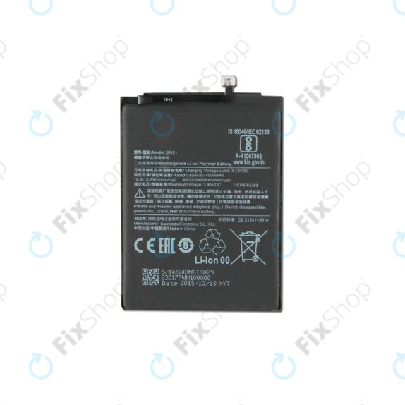 Μπαταρία για Xiaomi Redmi 8, 8A, BN51, 5000mAh