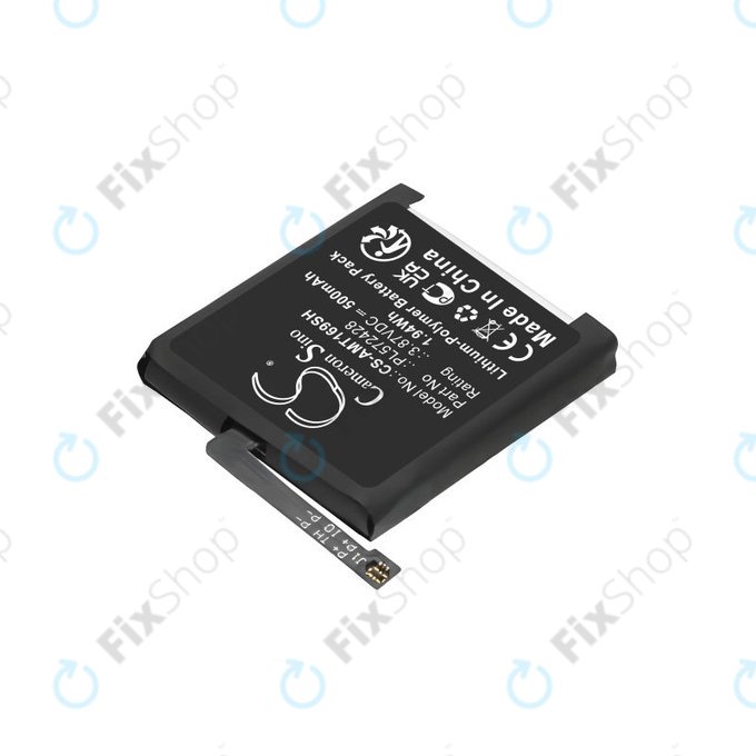 Μπαταρία για Amazfit T-Rex 2, A2169, A2170, 500mAh, Li-Pol, 3.87V, PL572428, HQ