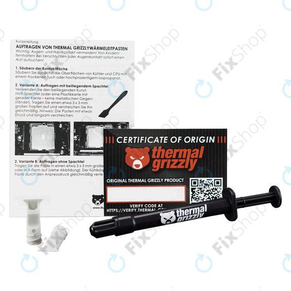 Θερμική πάστα 2g, Thermal Grizzly Kryonaut Extreme