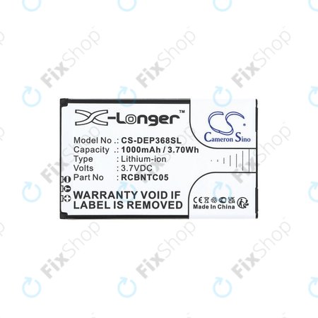 Μπαταρία για Doro Primo 368, 1000mAh, Li-Ion, 3.7V, RCBNTC05, HQ