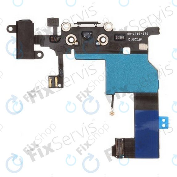 Επαφές Φόρτισης + Μικρόφωνο + Jack Connector PCB Board για iPhone 5 | Λευκό | White