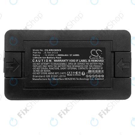 Μπαταρία για Kärcher RC3, 9.754-313.0, 14.4V, 2600mAh, HQ