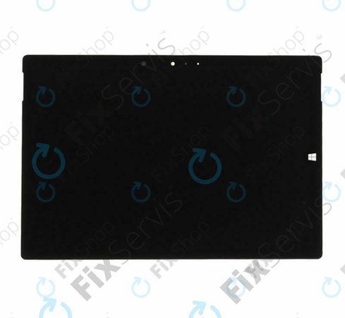 Οθόνη με οθόνη αφής για Microsoft Surface 3, Μαύρο, Black, Aftermarket