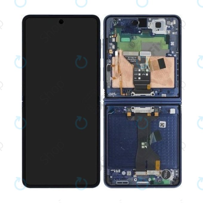 LCD Display Assembly για Samsung Z Flip 7 F766B, GH82-37581A, Blue Shadow, Genuine Service Pack