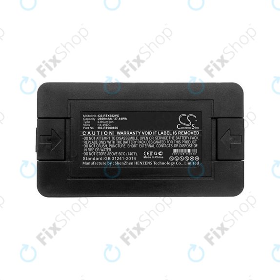 Μπαταρία για Rowenta Explorer-series, Smart Force Essential-series, Tefal Explorer-series, RS-RT900866, 14.4V, 2600mAh, HQ