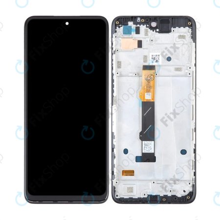 Συγκρότημα οθόνης για Motorola Moto G42, XT2233, Μαύρο, Black, Aftermarket