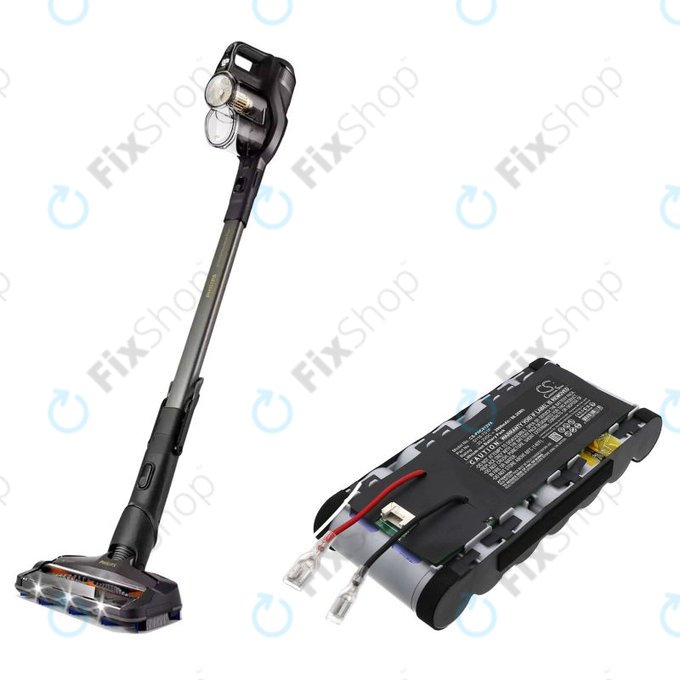 Μπαταρία για Philips Aqua Plus 8000, XC8349/01, XW8122/82, 3900mAh, Li-Ion, 25.2V, D116-7S1P, HQ