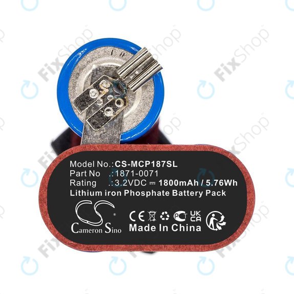 Μπαταρία για Ermila Bellina, Moser Chrom Style Pro 1871, 1800mAh, LiFePO4, 3.2V, 1871-0071, HQ