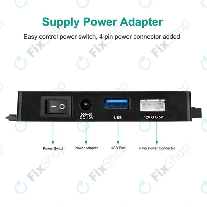 Αντάπτορας USB 3.0 σε SATA / IDE για HDD/SSD 2.5" και 3.5" και οπτικούς δίσκους