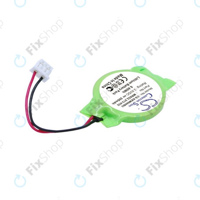 Εφεδρική μπαταρία για Dell Latitude E6320, 200mAh, Lithium, 3V, 077-A00, HQ