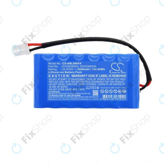 Μπαταρία για Wiper i130S, Ambrogio Twenty Elite, 5200mAh, Li-Ion, 25.9V, 075Z60900A, HQ