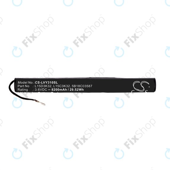 Μπαταρία για Lenovo Yoga TAB 3, YT3-X50, L15D3K32, L15C3K32, 5B18C03587, 8200mAh, HQ
