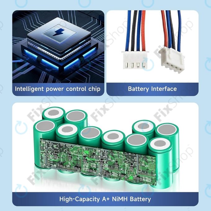 Μπαταρία για Ecovacs Sweeper DD35, DM88, DM88, 12.0V, 3000mAh