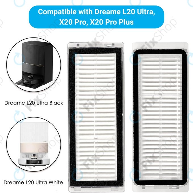 Φίλτρο HEPA, 2 τεμ. για Xiaomi Dreame L20 Ultra, X20 Pro, X20 Pro Plus