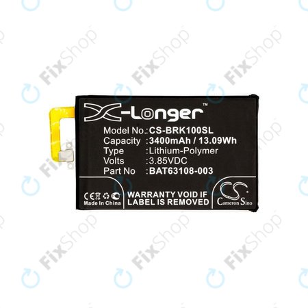 Μπαταρία για Blackberry Keyone, 3400mAh, Li-Pol, 3.85V, BAT63108-003, HQ