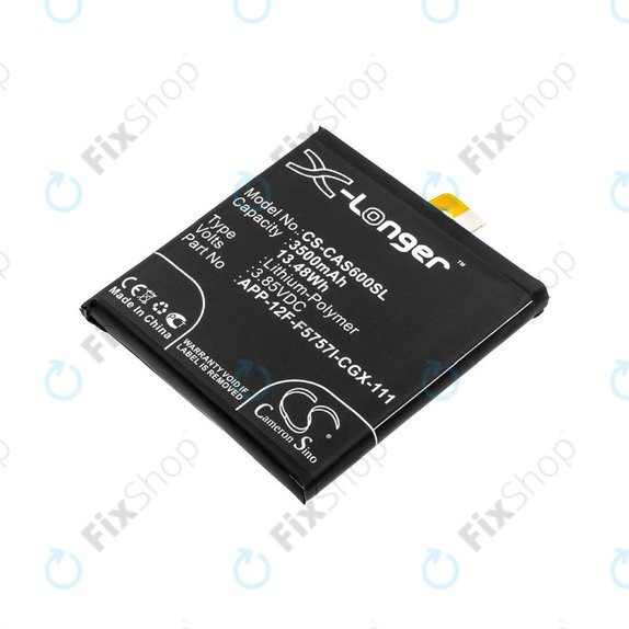 Μπαταρία για Caterpillar CAT S60, 3500mAh, Li-Pol, 3.85 V, APP-12F-F5757I-CGX-111, HQ