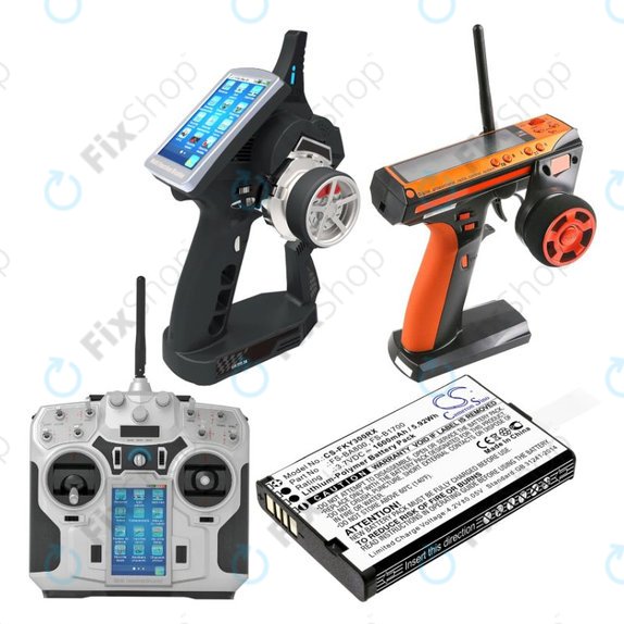 Μπαταρία για Flysky FA605, FS-GT2B, FS-I10, 1600mAh, Li-Pol, 3.7V, FS-BA800, HQ