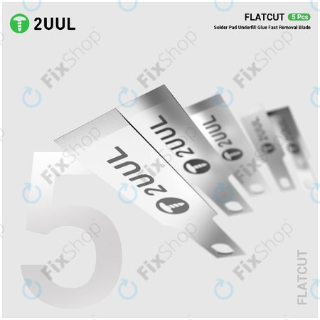 Λεπίδες αφαίρεσης κόλλας underfill, επίπεδης κοπής, 2UUL DA28, 5τμχ/πακέτο