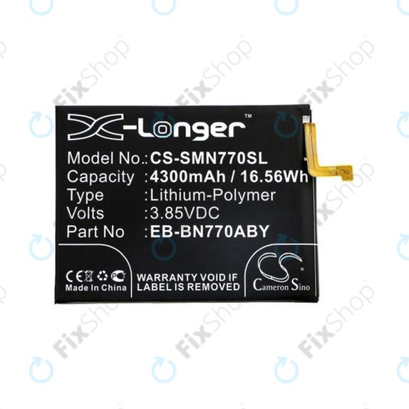 Μπαταρία για Samsung Note 10 Lite N770F, EB-BN770ABY, 4300mAh, HQ