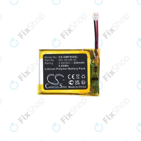 Μπαταρία για Garmin Forerunner 955 Solar, 220mAh, Li-Pol, 3.85V, 361-00146-00, HQ