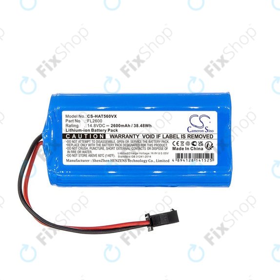 Μπαταρία για Eufy Robovac 11, Haier TAB T550, Haier TAB560, 2600mAh, Li-ion, 14.8V, FL2600, HQ