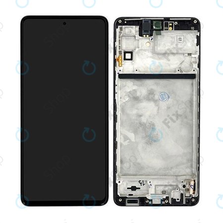 LCD Display Assembly για Samsung M53 5G | M536B | GH82-28812A | GH82-28895A | Black | Service Pack