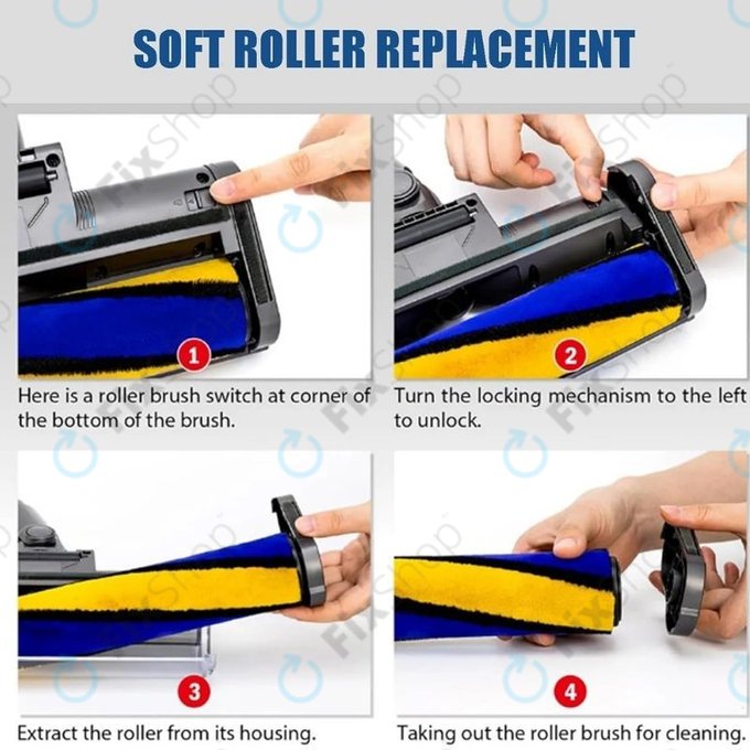 Κεφαλή Δαπέδου με Πράσινο Φως LED για Dyson V12 | Πράσινο | Green Light