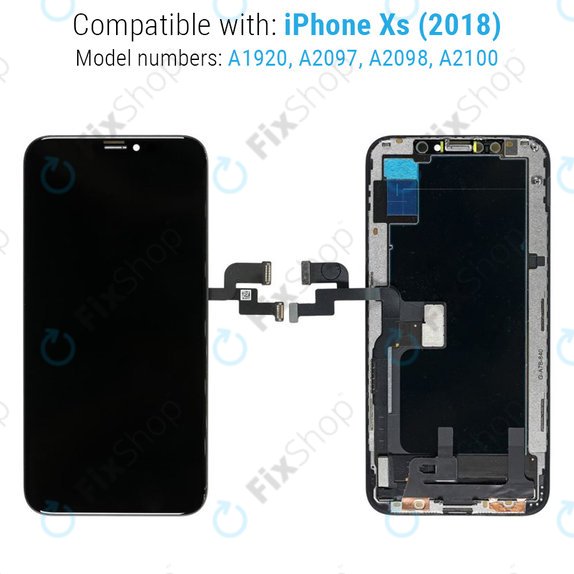 Οθόνη για iPhone XS, Αφής με πλαίσιο, Refurbished