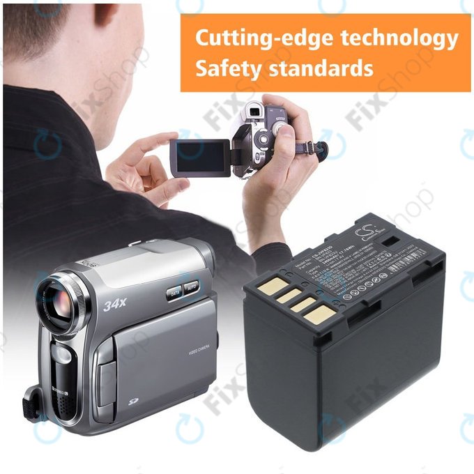 Μπαταρία για JVC EX-Z2000, GR-D720, D740, D750, D770, 2400mAh, Li-Ion, 7.4V, BN-VF823, HQ