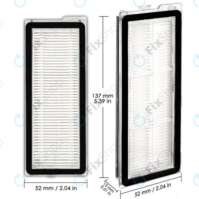 Φίλτρο σκόνης, 2 τεμ. για Xiaomi Roborock QV 35A, QV 35S