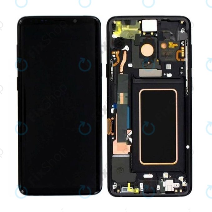 LCD Display Assembly για Samsung S9 Plus | G965F, G965FD | GH97-21691A | GH97-21722A | GH97-21692A | Midnight Black | Service Pack