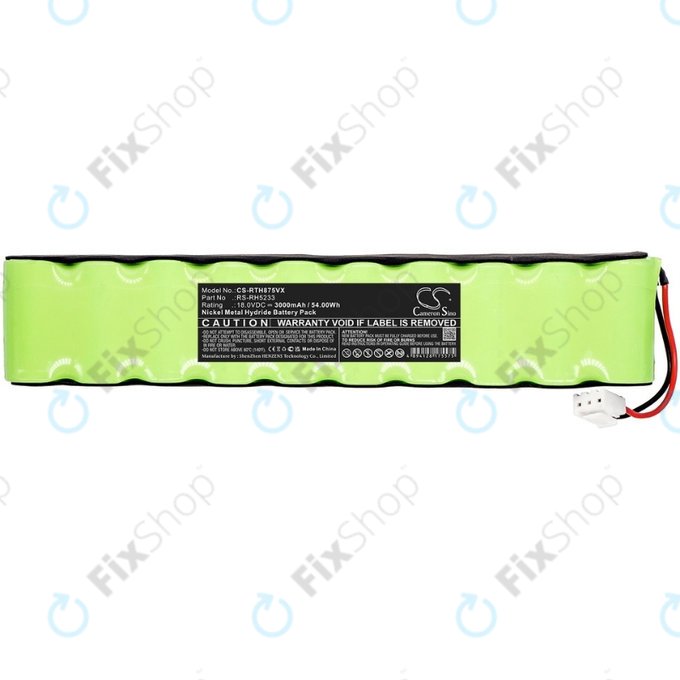 Μπαταρία για Rowenta Air Force Extreme, RH-series, Tefal TY-series, RS-RH5233, 18.0V, 3000mAh, HQ